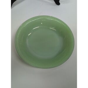 Vintage Fire King Jane Ray Jadeite Round Bowl